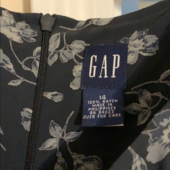 Navy blue sleeveless dress size 14 Gap - Picture 3 of 5